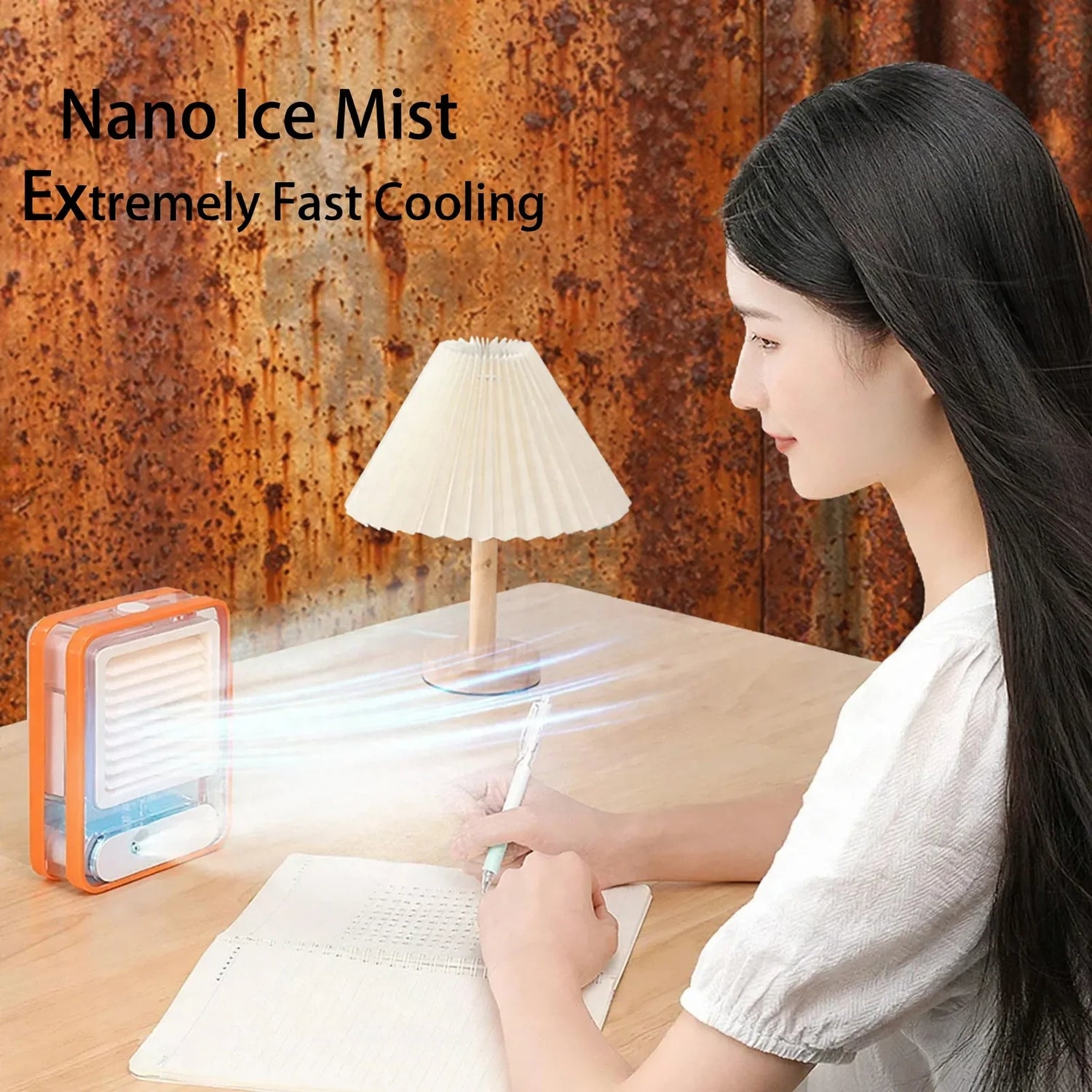 Recharge able mini cooling fan