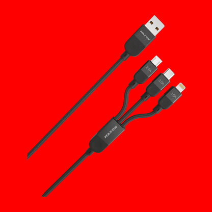 MX-531 Flash (3in1) Metal Braided Cable