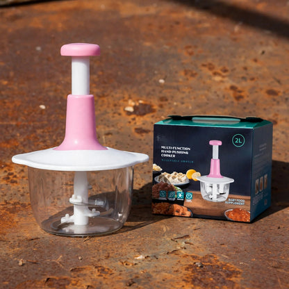 2L Multi-Function Hand-Push Chopper